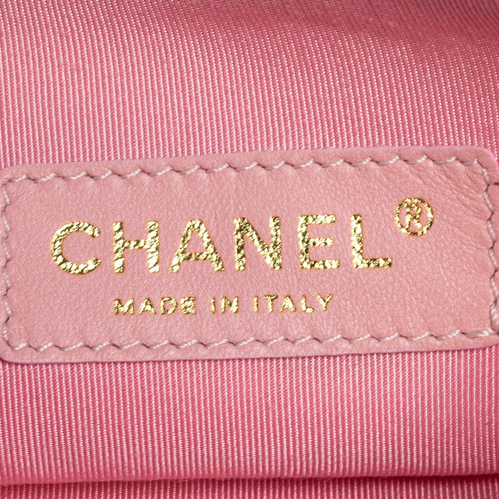 Chanel Light Pink PVC and Patent Leather Medium Triple CC Tote Chanel | The  Luxury Closet