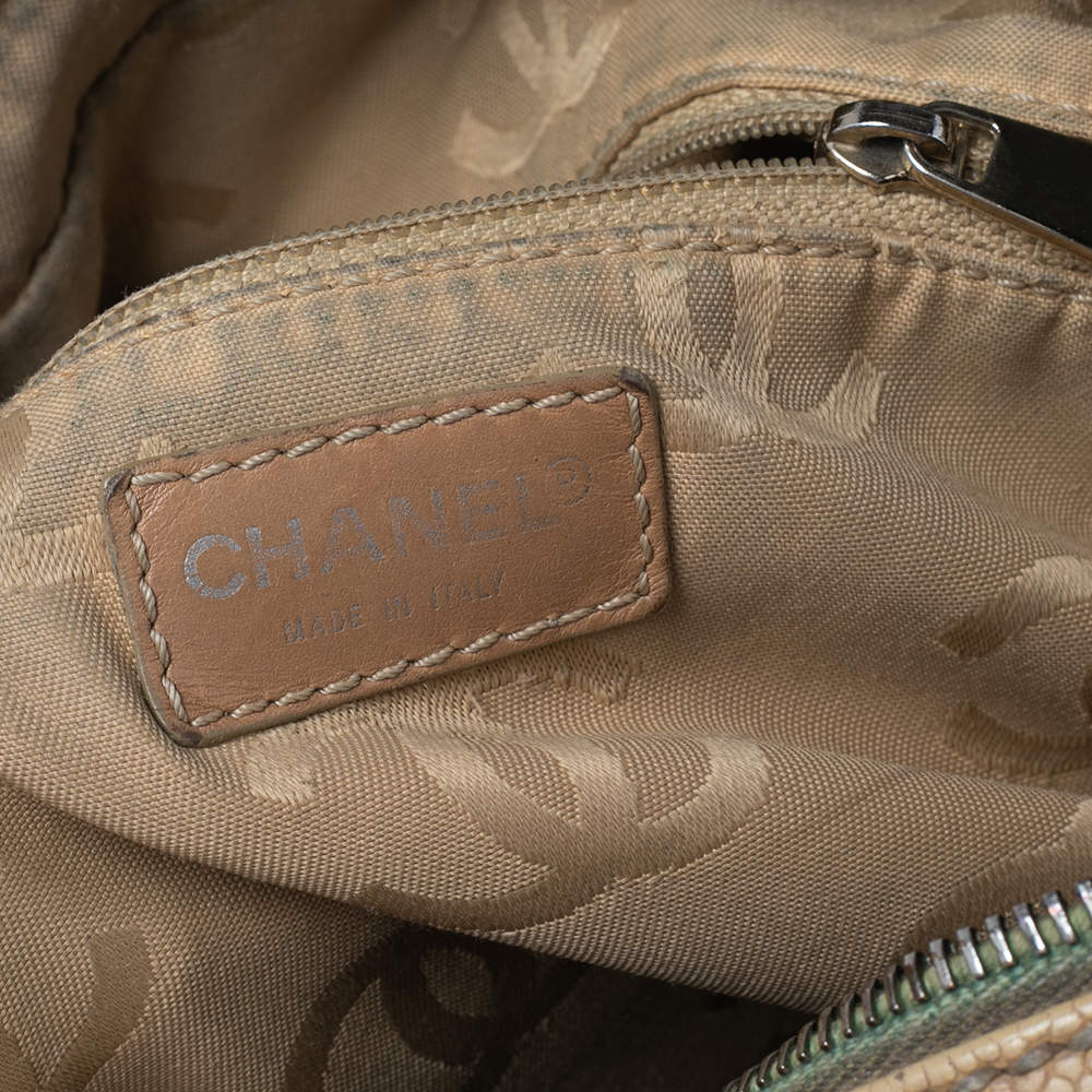 Chanel Beige CC Chain Hobo Bag – The Closet