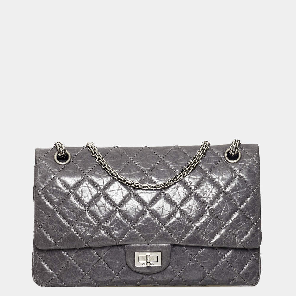 chanel grey reissue