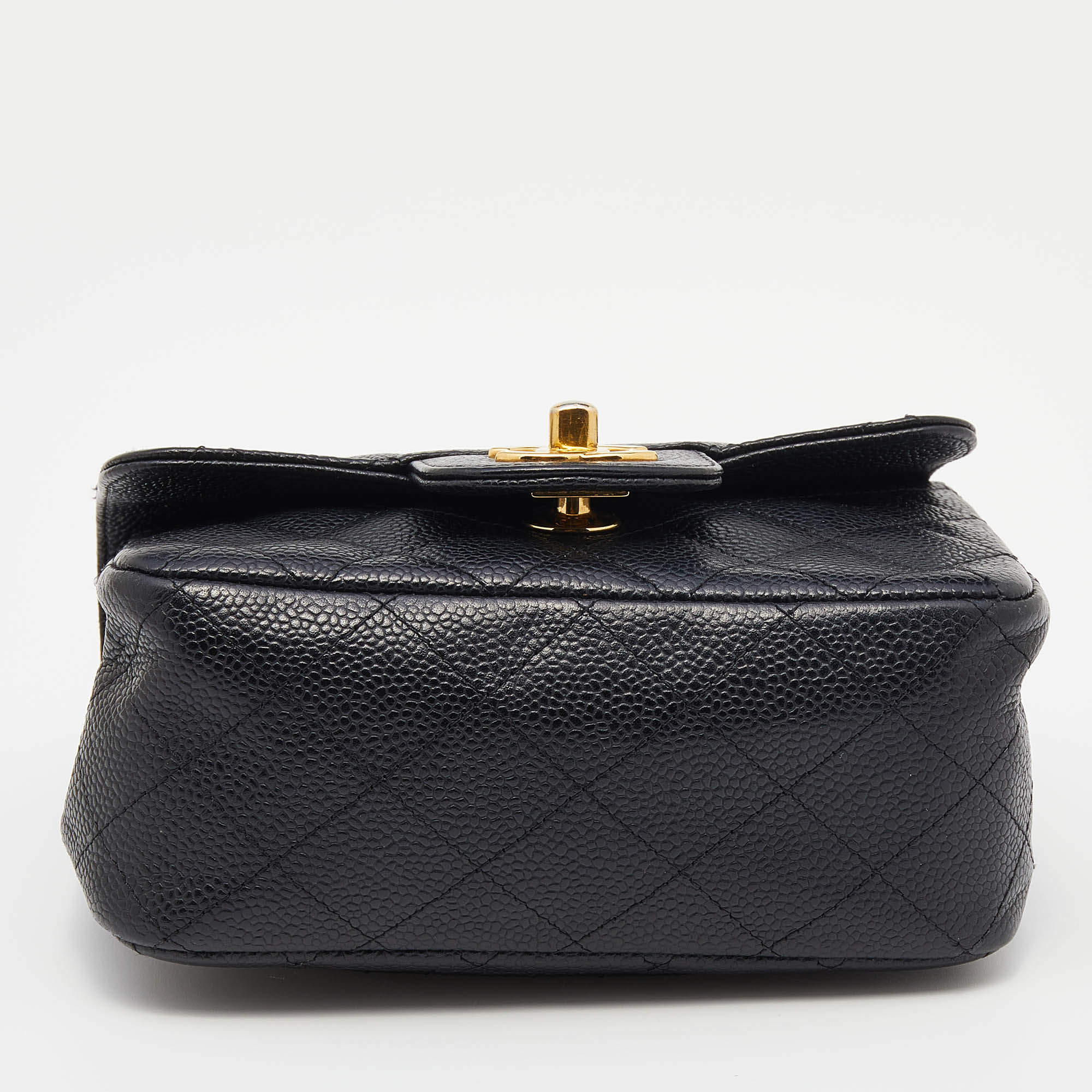 CHANEL Caviar Quilted Small Pouch Black 171142