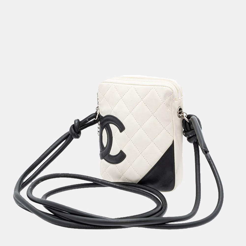 Chanel Cambon Ligne Crossbody Bag Brown Black Beige Leather ref.100324 -  Joli Closet