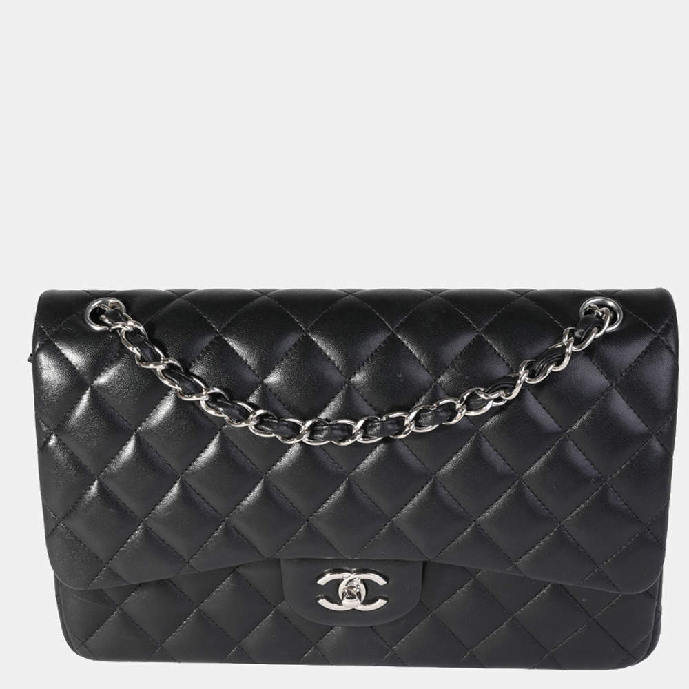 Chanel Black Quilted Lambskin Leather Classic Flap Shoulder Bag Chanel | TLC