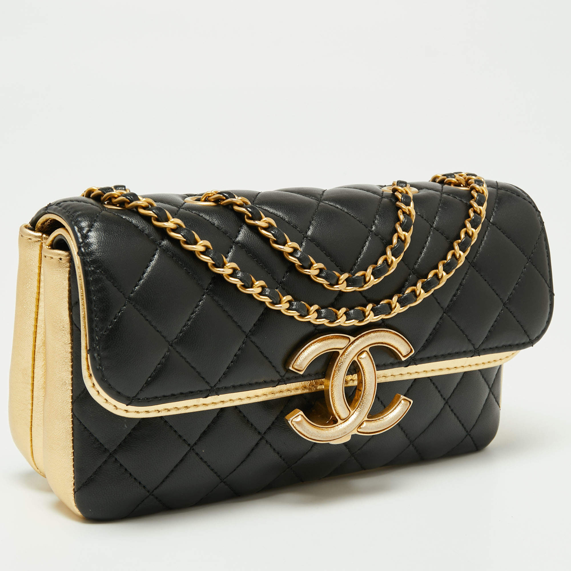 Chanel cc cheap chic flap bag