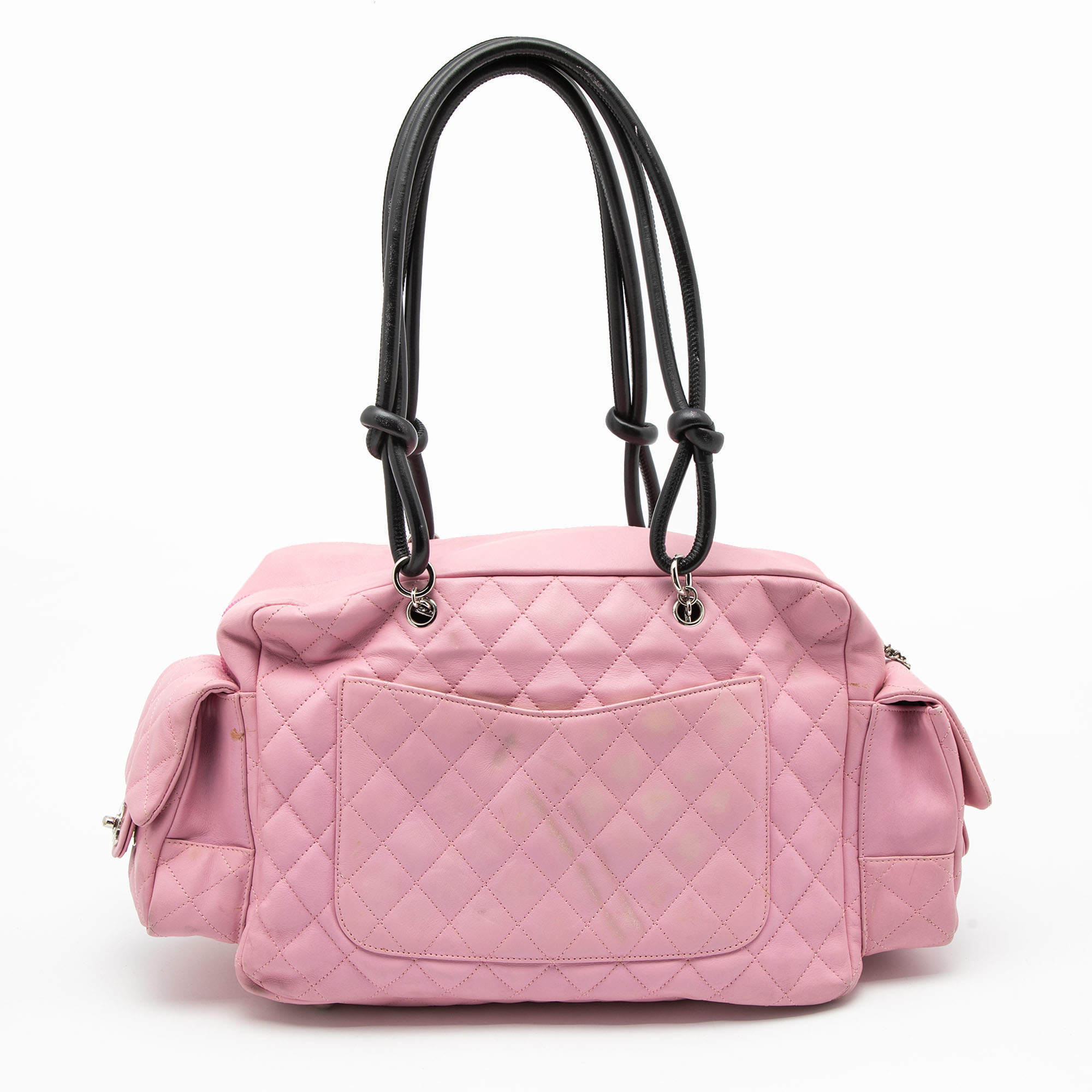 Cambon leather crossbody bag Chanel Pink in Leather - 37357052