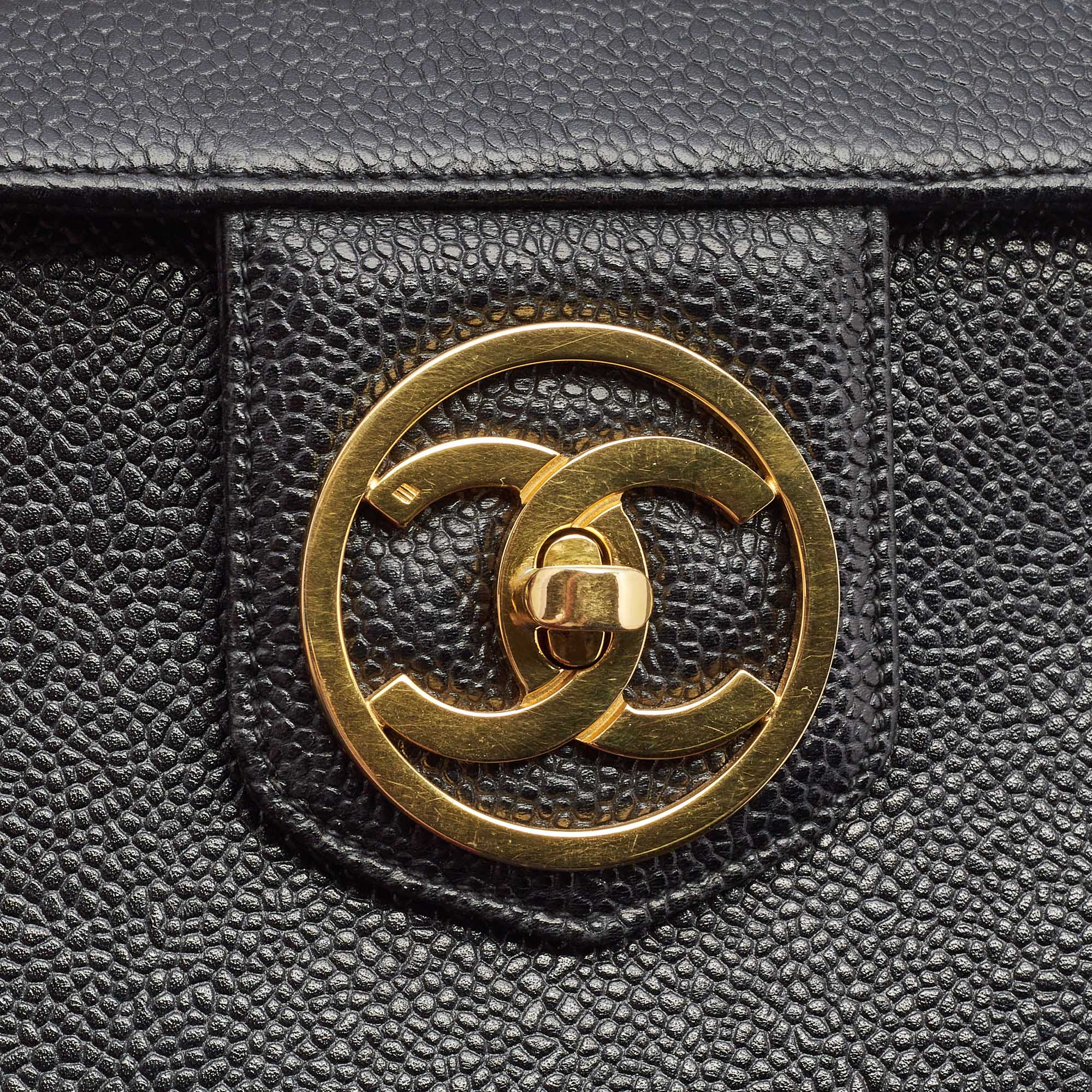 Chanel Black White Caviar Leather CC Vanity Case Bag Multiple colors  ref.344394 - Joli Closet