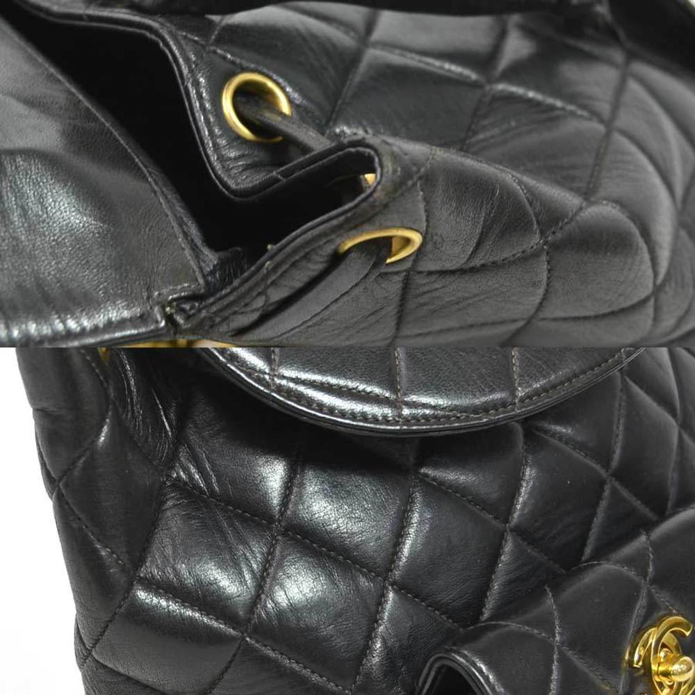 Duma leather backpack Chanel Black in Leather - 29618726