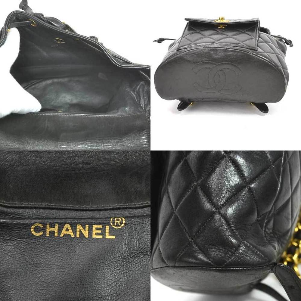 Duma leather backpack Chanel Black in Leather - 29618726