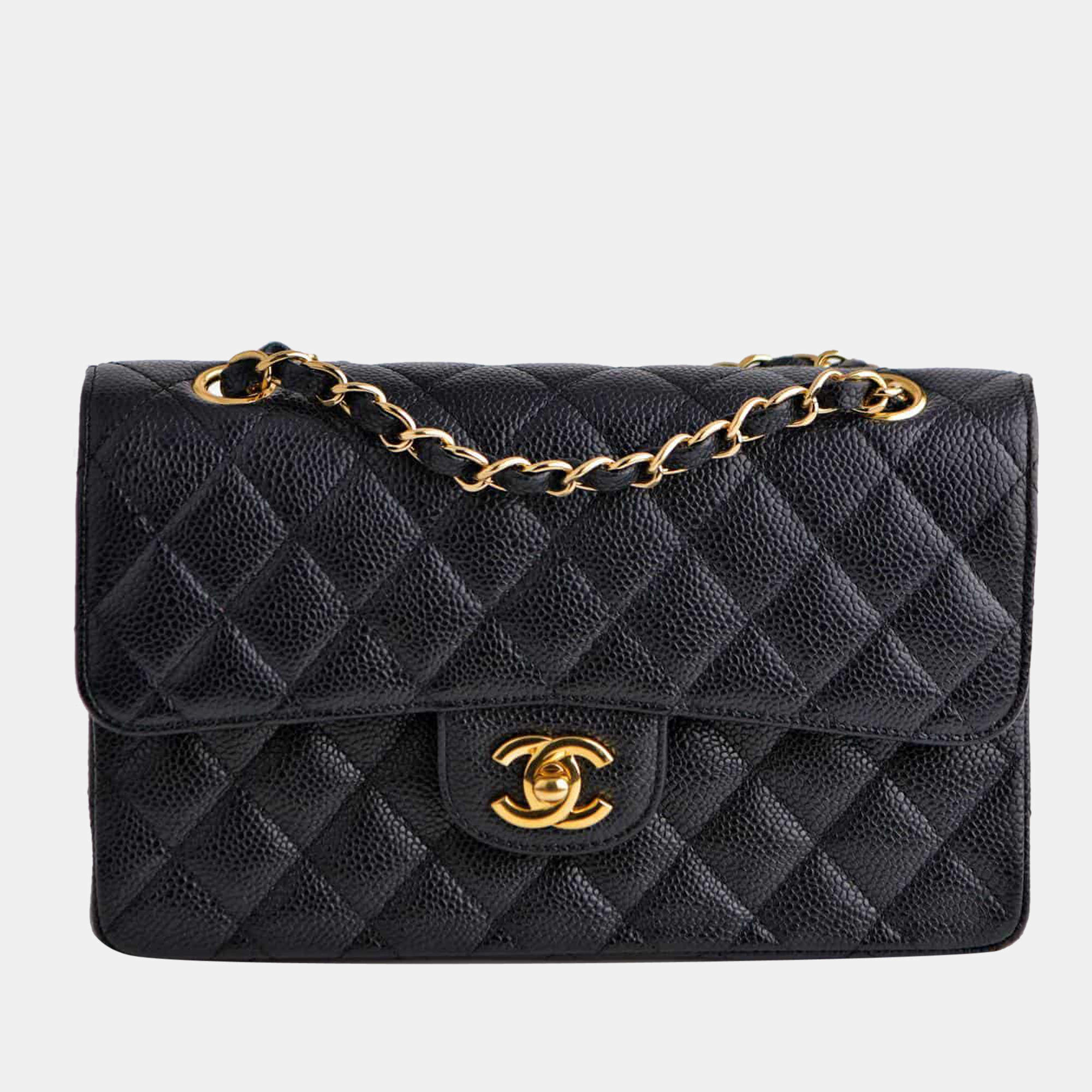 Chanel - Classic Flap Bag - Small - Black Caviar - GHW - Pre-Loved
