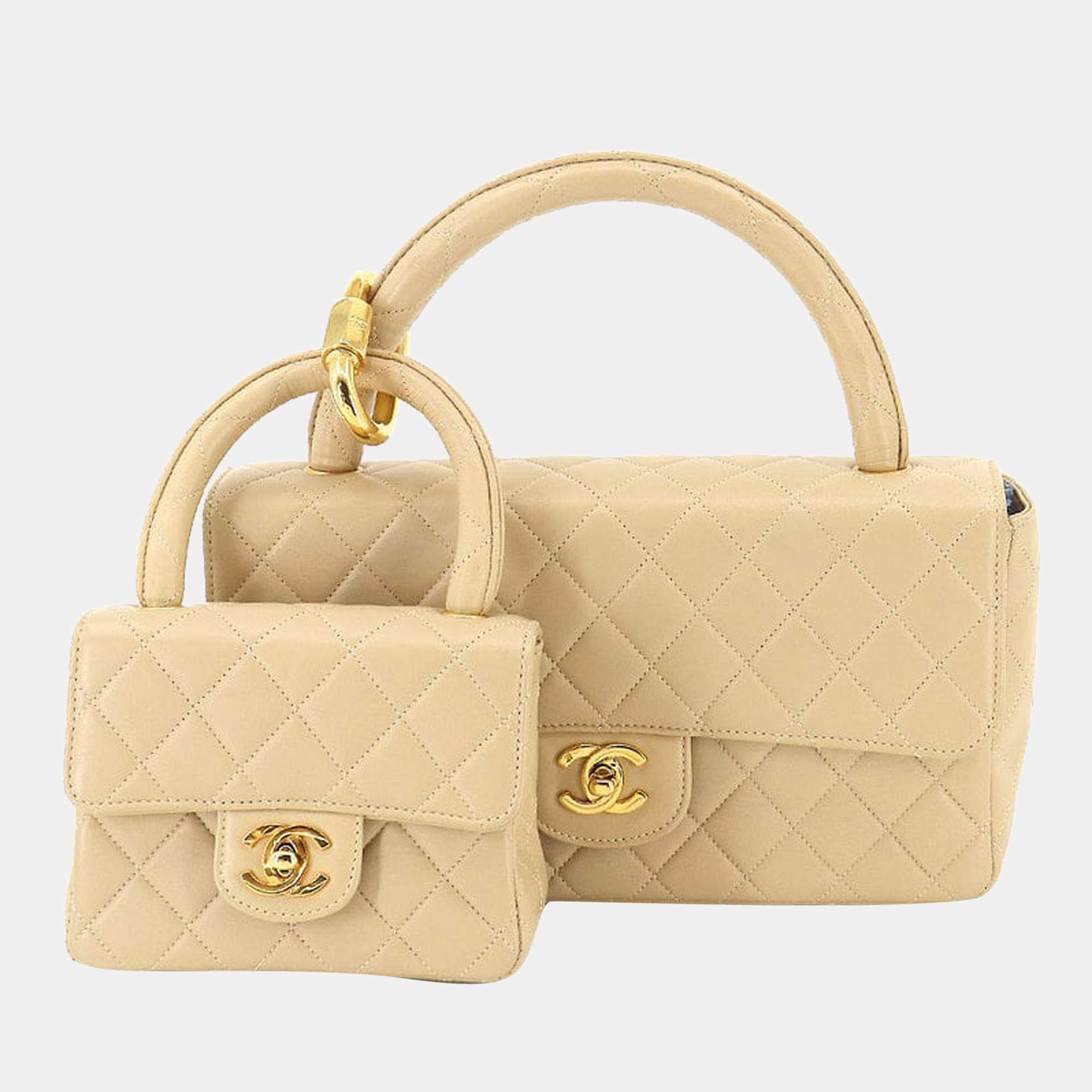 Reserved for tl. Vintage CHANEL beige caviar leather kelly handbag wit –  eNdApPi ***where you can find your favorite designer  vintages..authentic, affordable, and lovable.