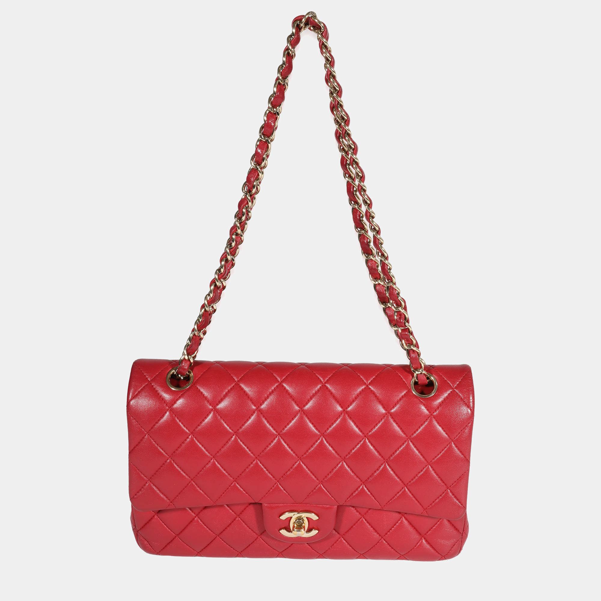 dagsorden George Eliot Modig Chanel Red Quilted Lambskin Medium Classic Double Flap Bag Chanel | TLC