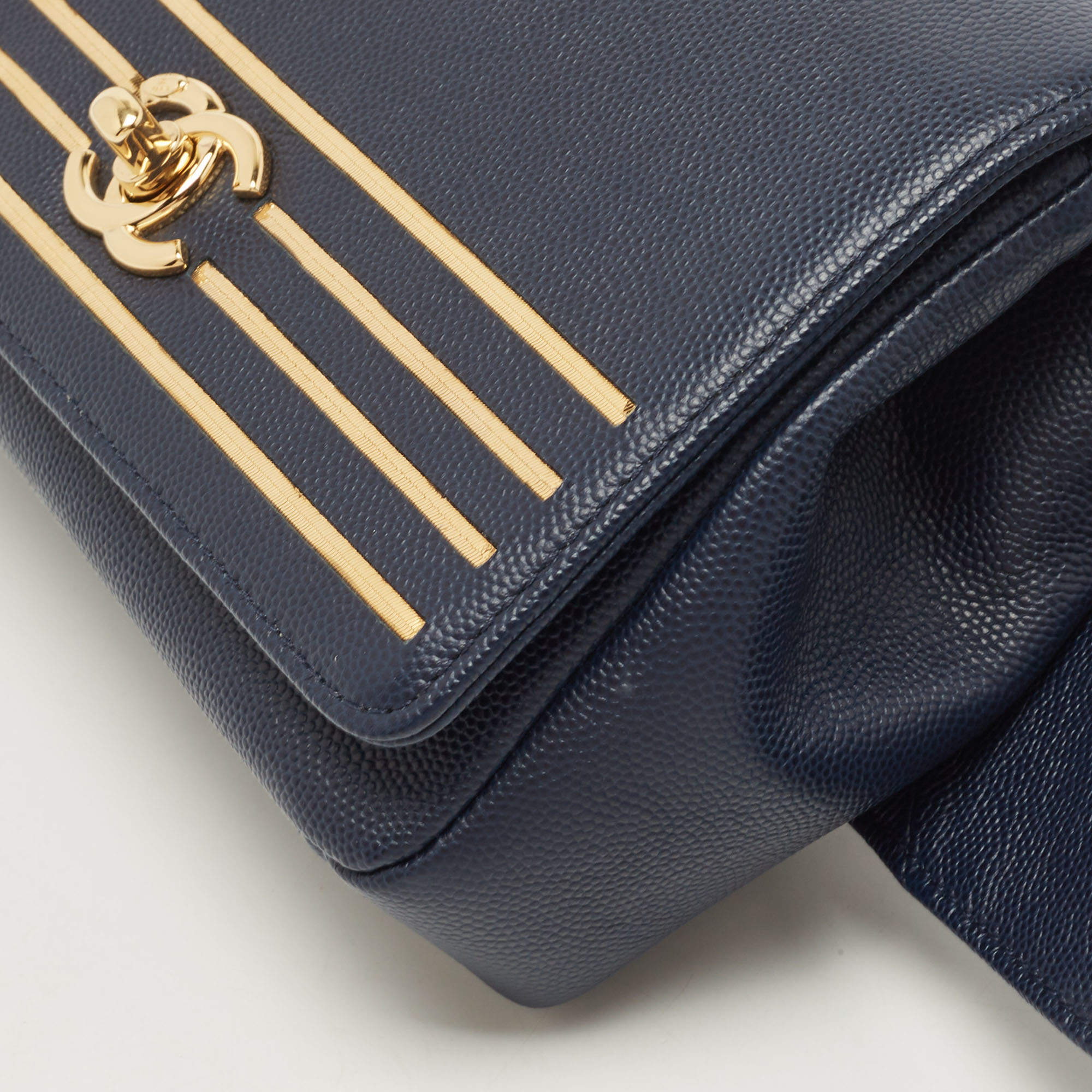 Chanel Black CC Captain Gold Waist Bag – The Closet