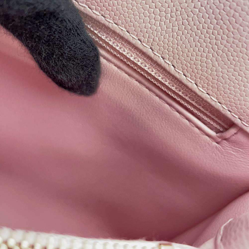 Coco handle leather handbag Chanel Pink in Leather - 19719491