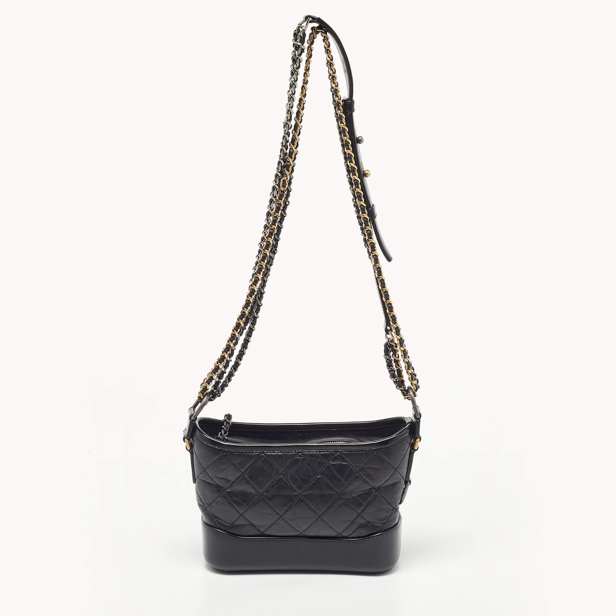 Chanel gabrielle hobo online bag black