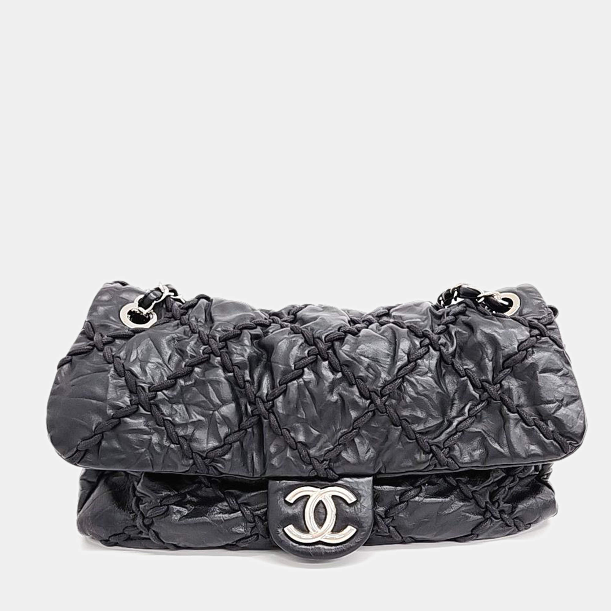 Pre Owned Chanel Wild Stitch Shoulder Bag  