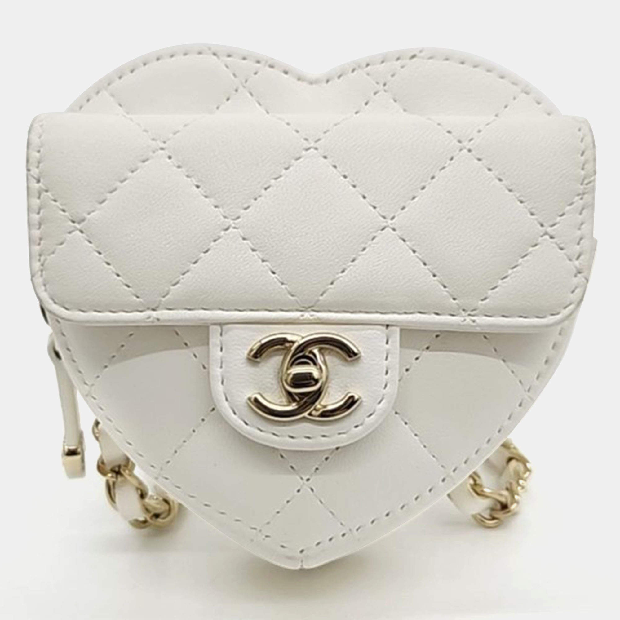 Pre Owned Chanel Mini Heart Belt Bag