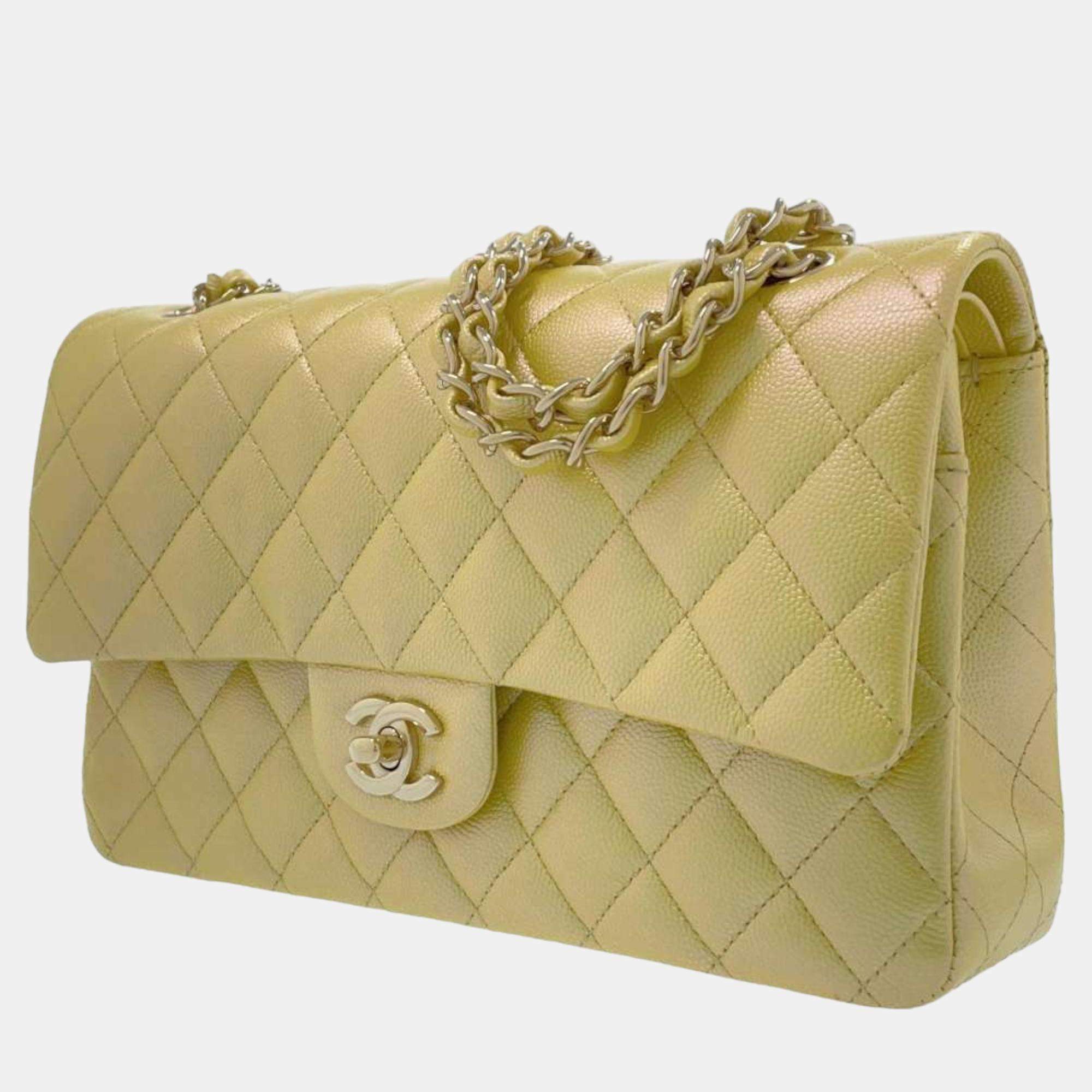 Yellow on sale chanel purse