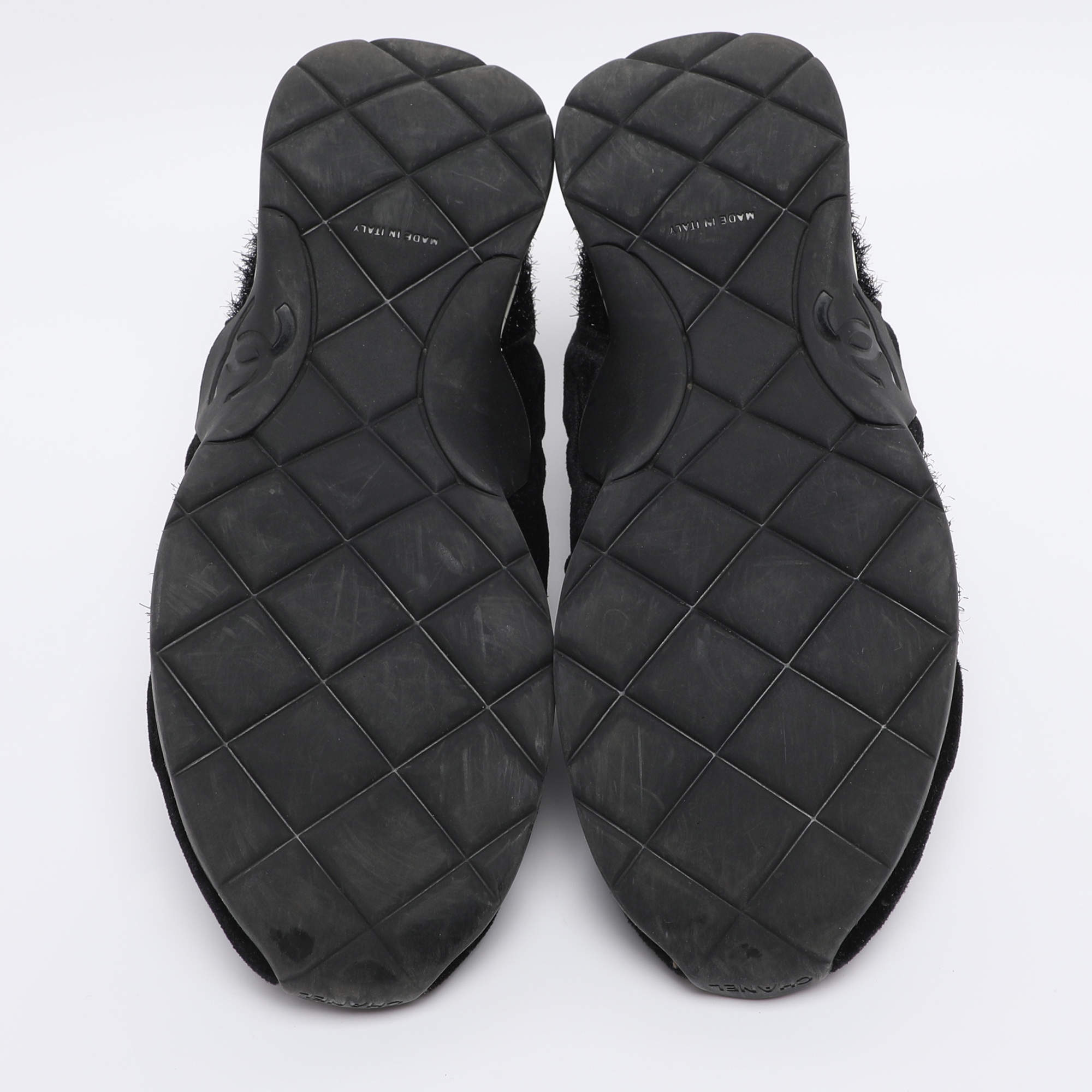 Metallic Sneakers Chanel Sneakers On Feet Chanel Black Metallic