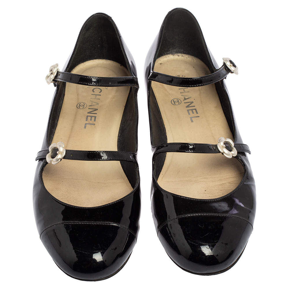 Flats Chanel Black size 37.5 EU in Suede - 38878754