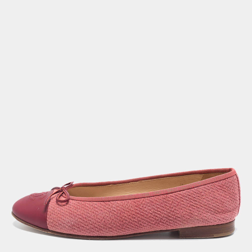 Chanel Pink Suede Ballerina Flats Shoes  Ballerina shoes flats, Ballerina  flats, Pink suede