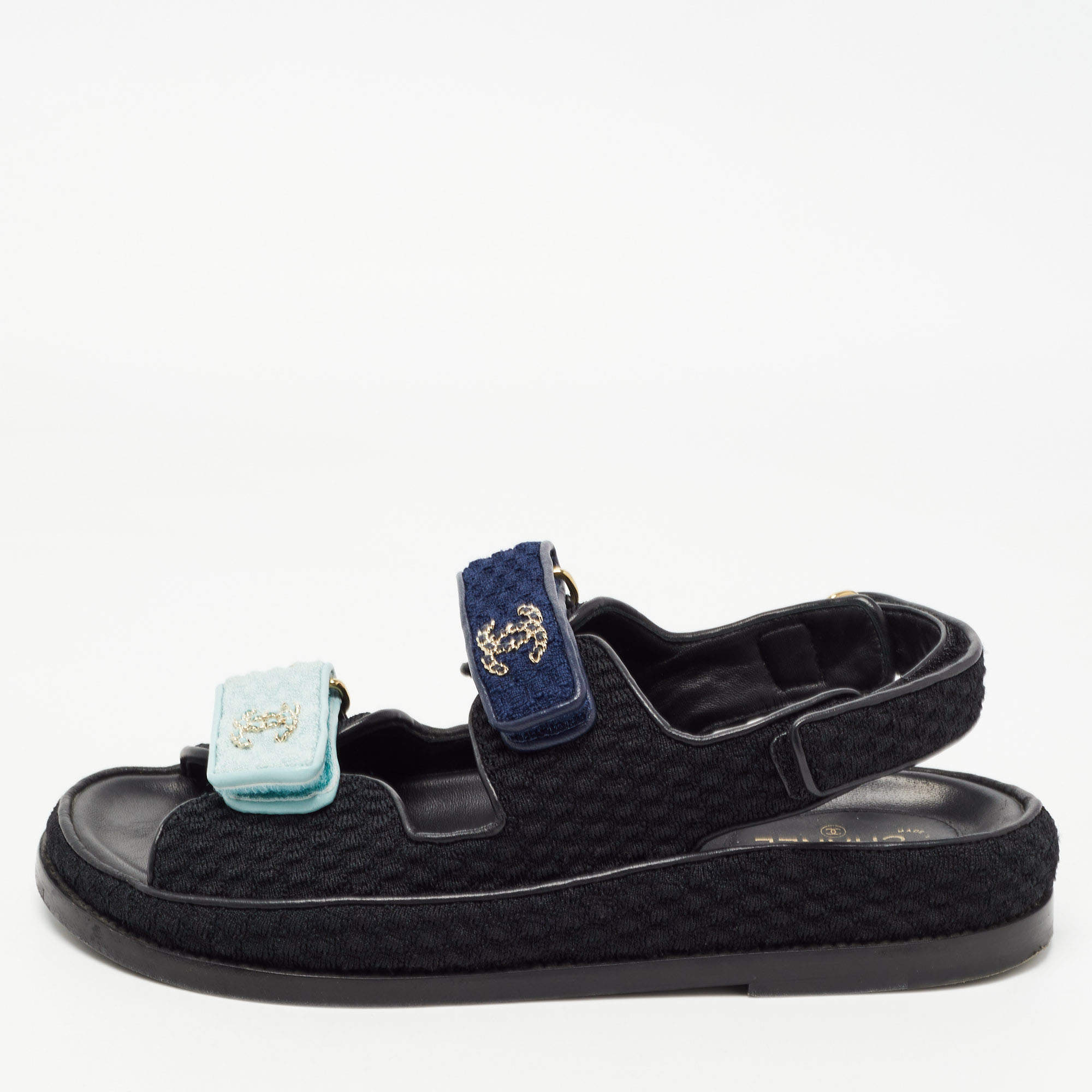 chanel birkenstock slides 38