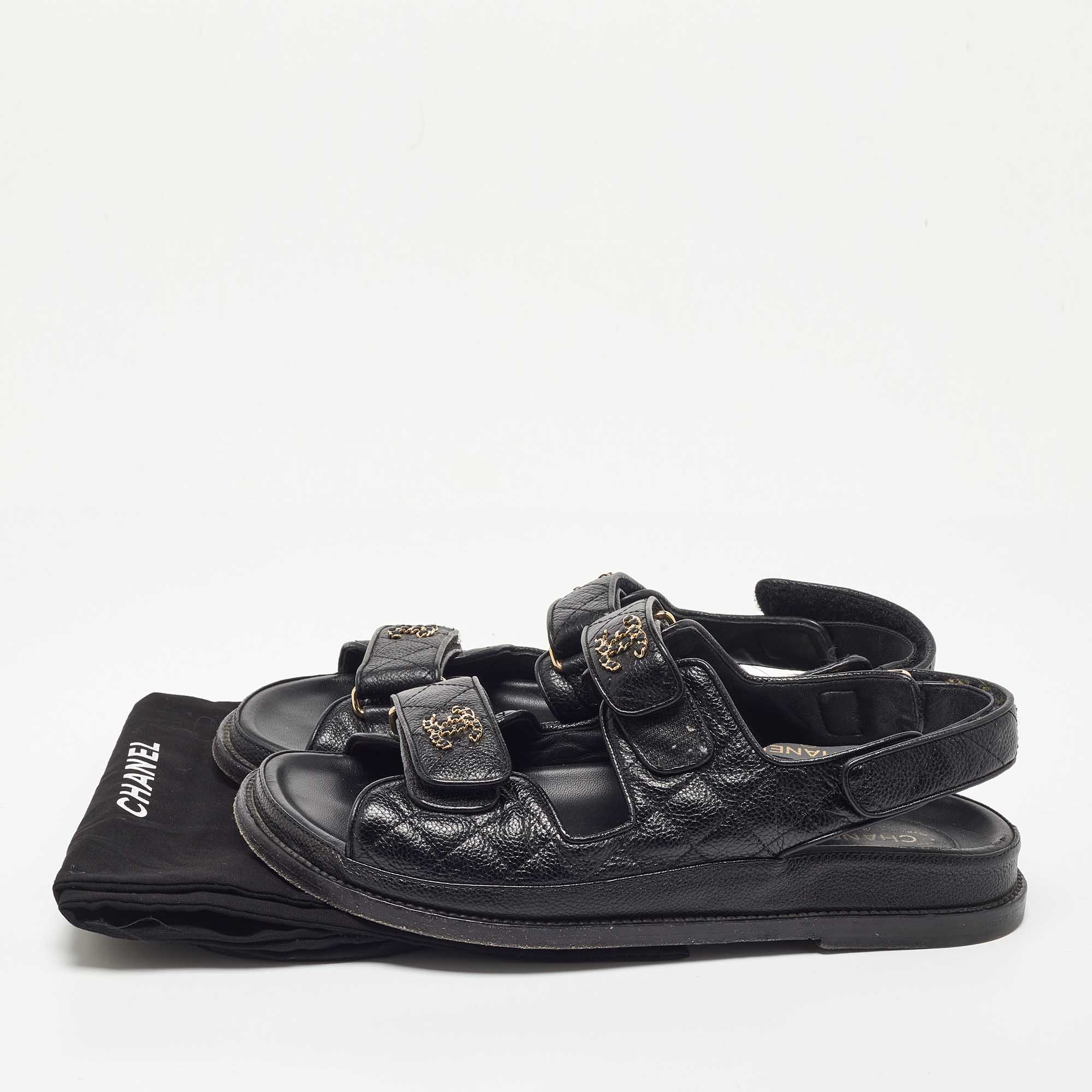 Chanel dad sandals online sizing