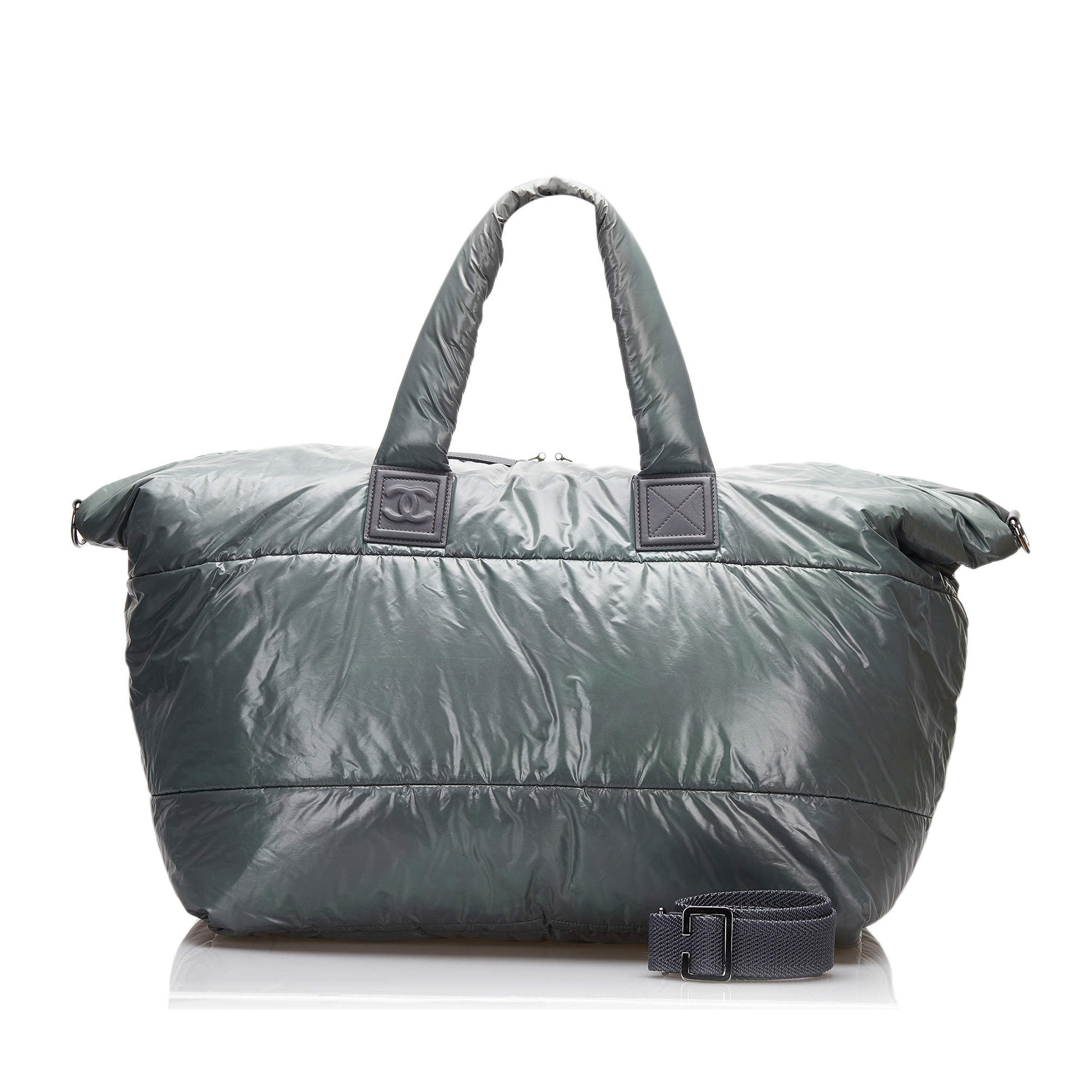 Cocoon travel bag Chanel Anthracite in Polyester - 20914963