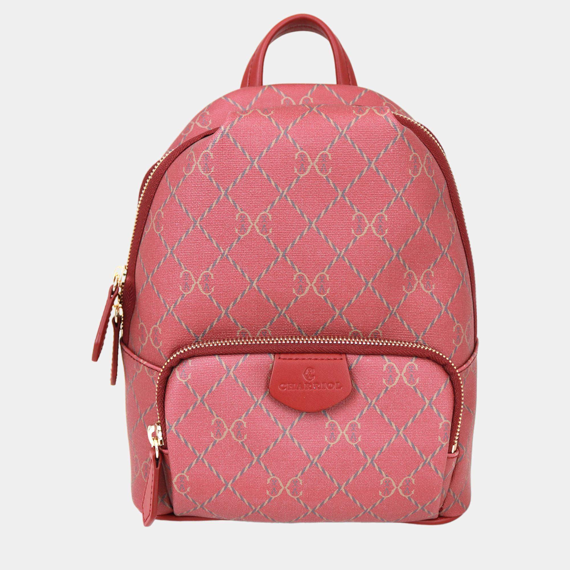 Charriol Bordeaux Leather  Back Pack