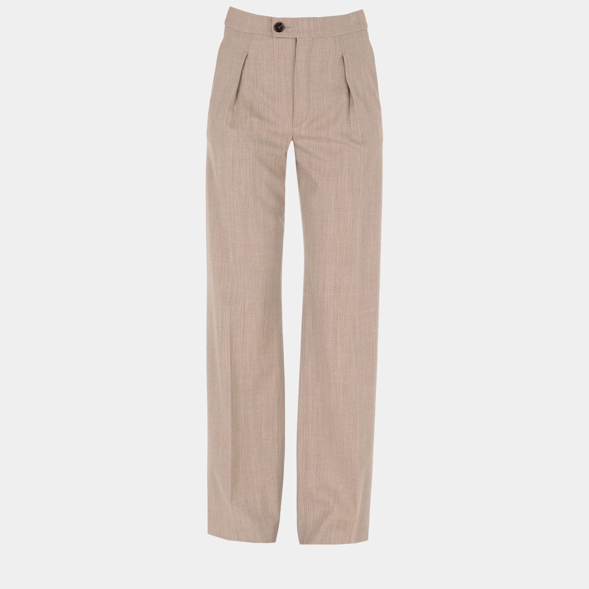 Pre Owned Chloe Virgin Wool Pants 38
