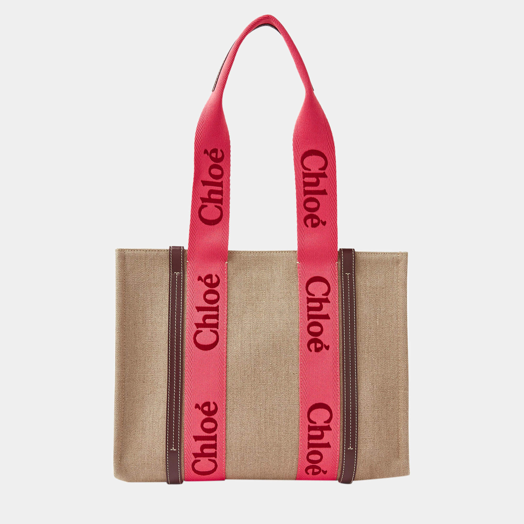 chloe tote bag pink