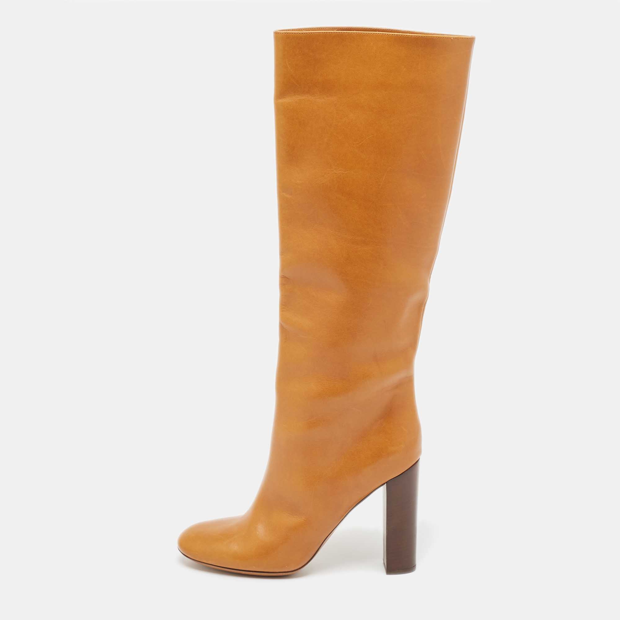 Chloe brown boots best sale