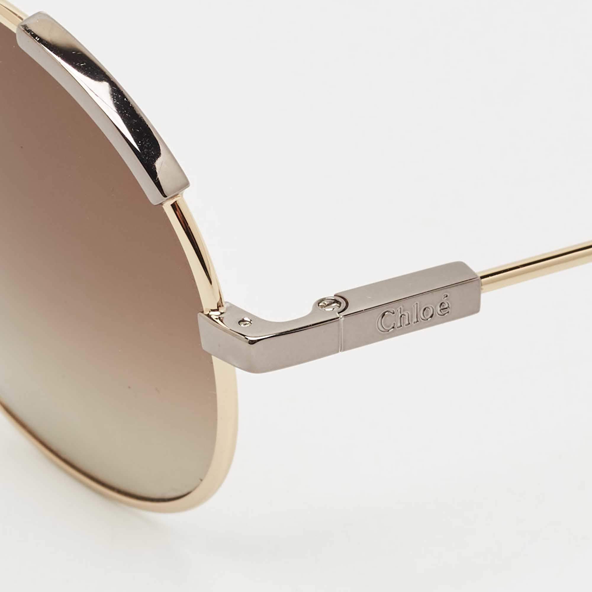 Chloe Brown Gradient CE114S Frame Round Sunglasses Chloe | TLC