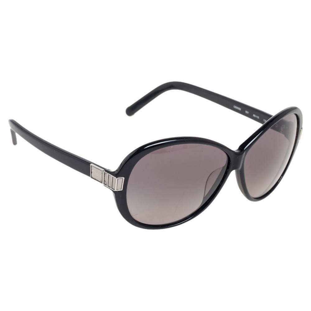 Chloe Black Acetate CE605S Gradient Oversized Sunglasses