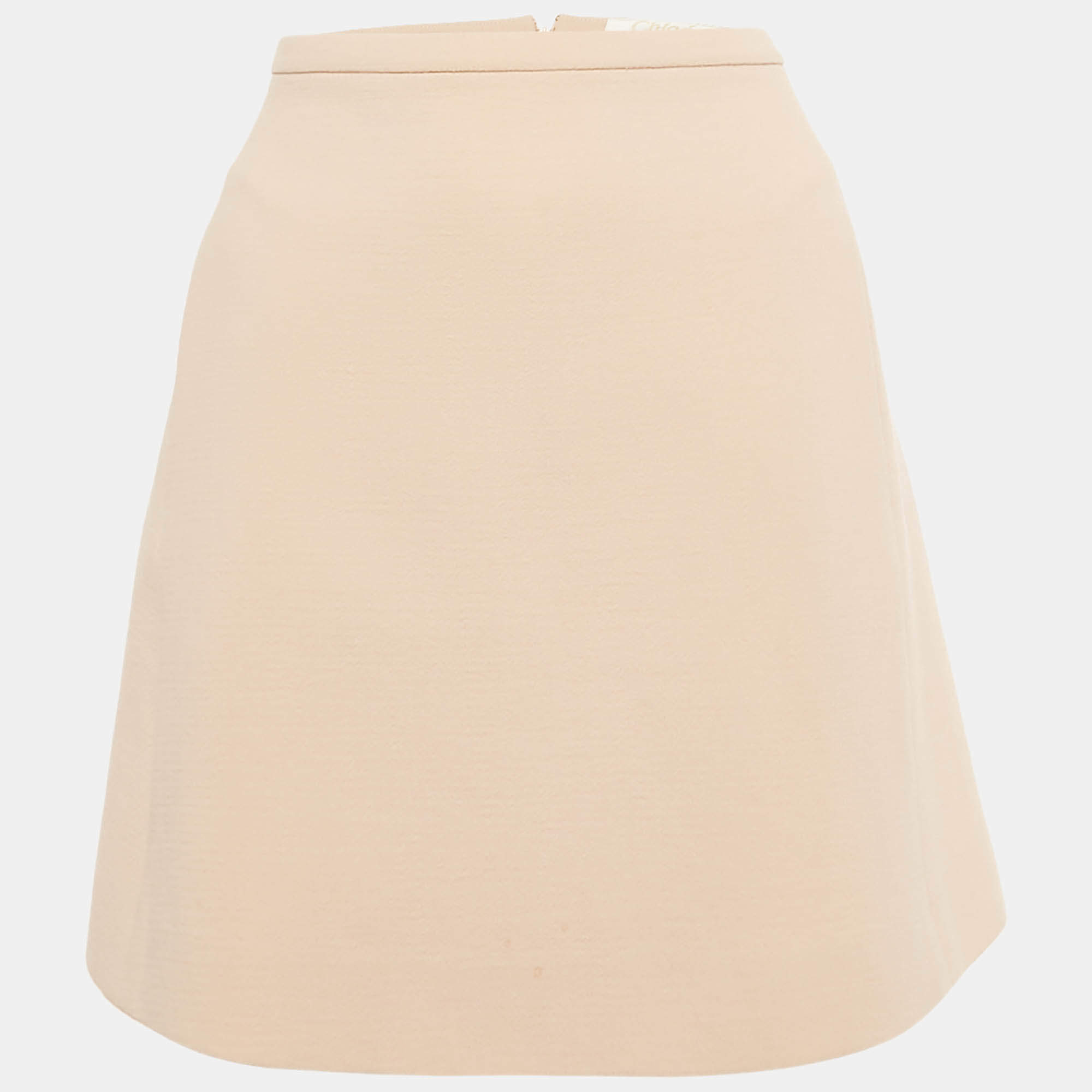 مملوكة مسبقًا تنورة كلوي صوف وردي داكن صغيرة المقاس