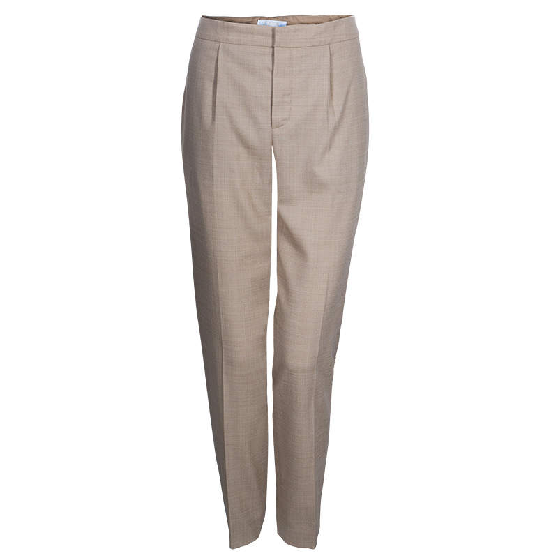 Pre Owned Chloe Grey Tailored Trousers S