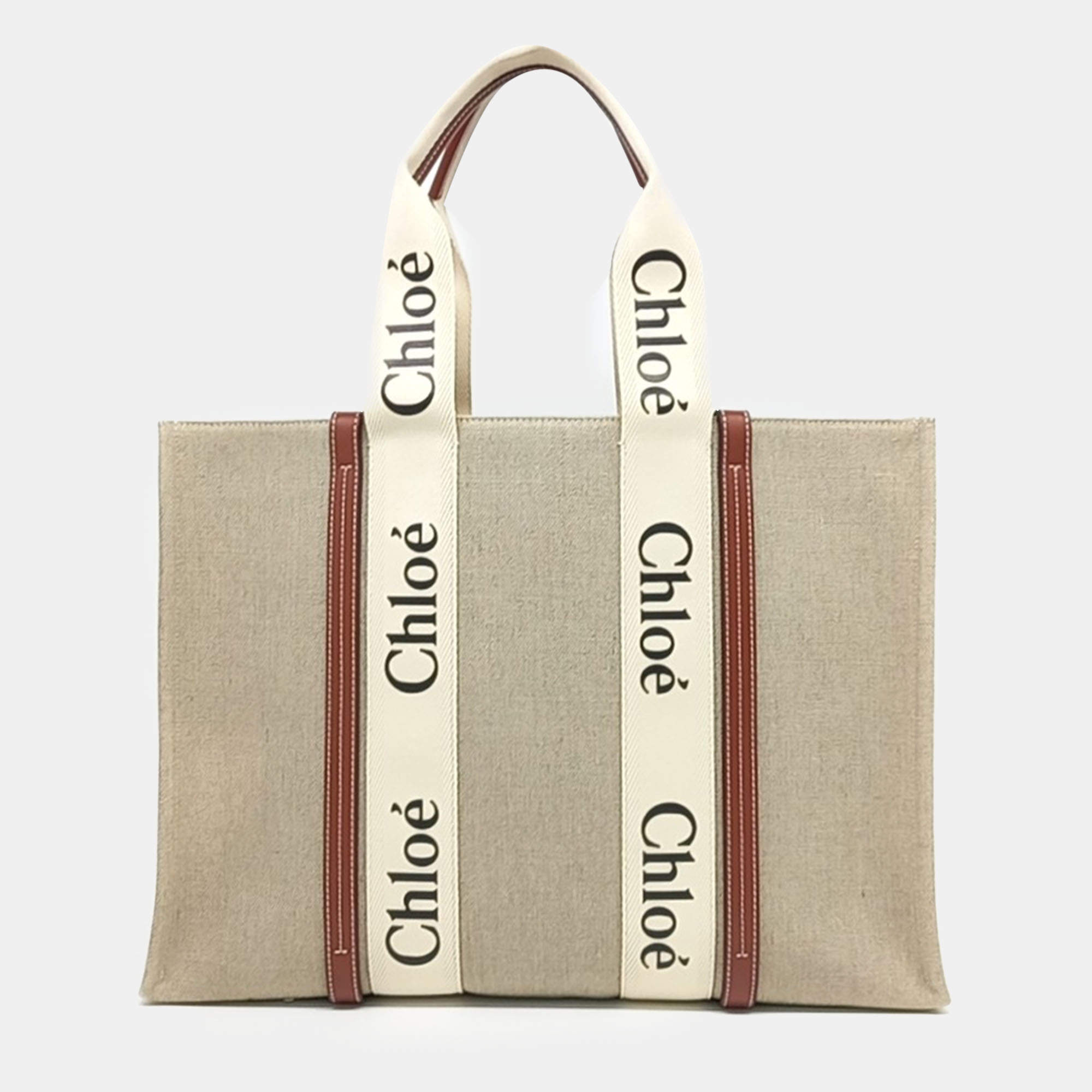 Chloe Multicolor Fabric Woody Large Bag