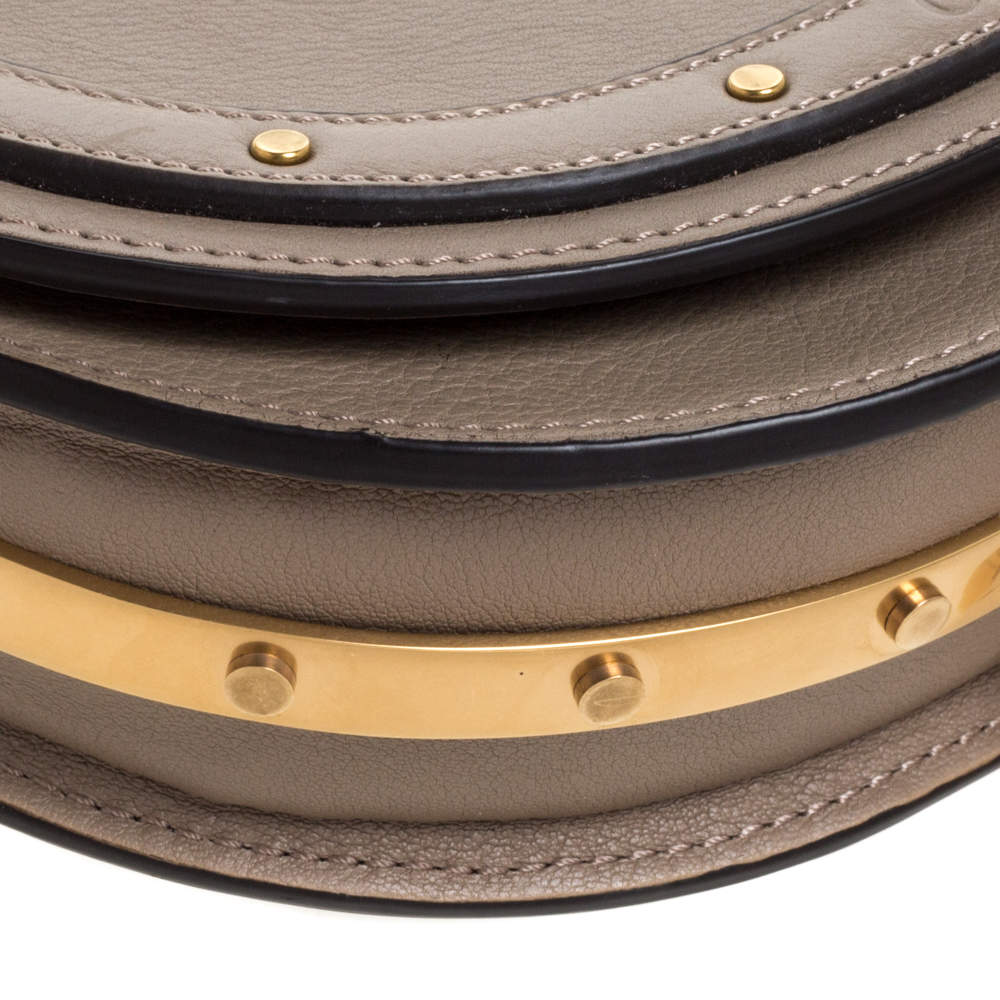Bracelet nile leather handbag Chloé Beige in Leather - 30584175