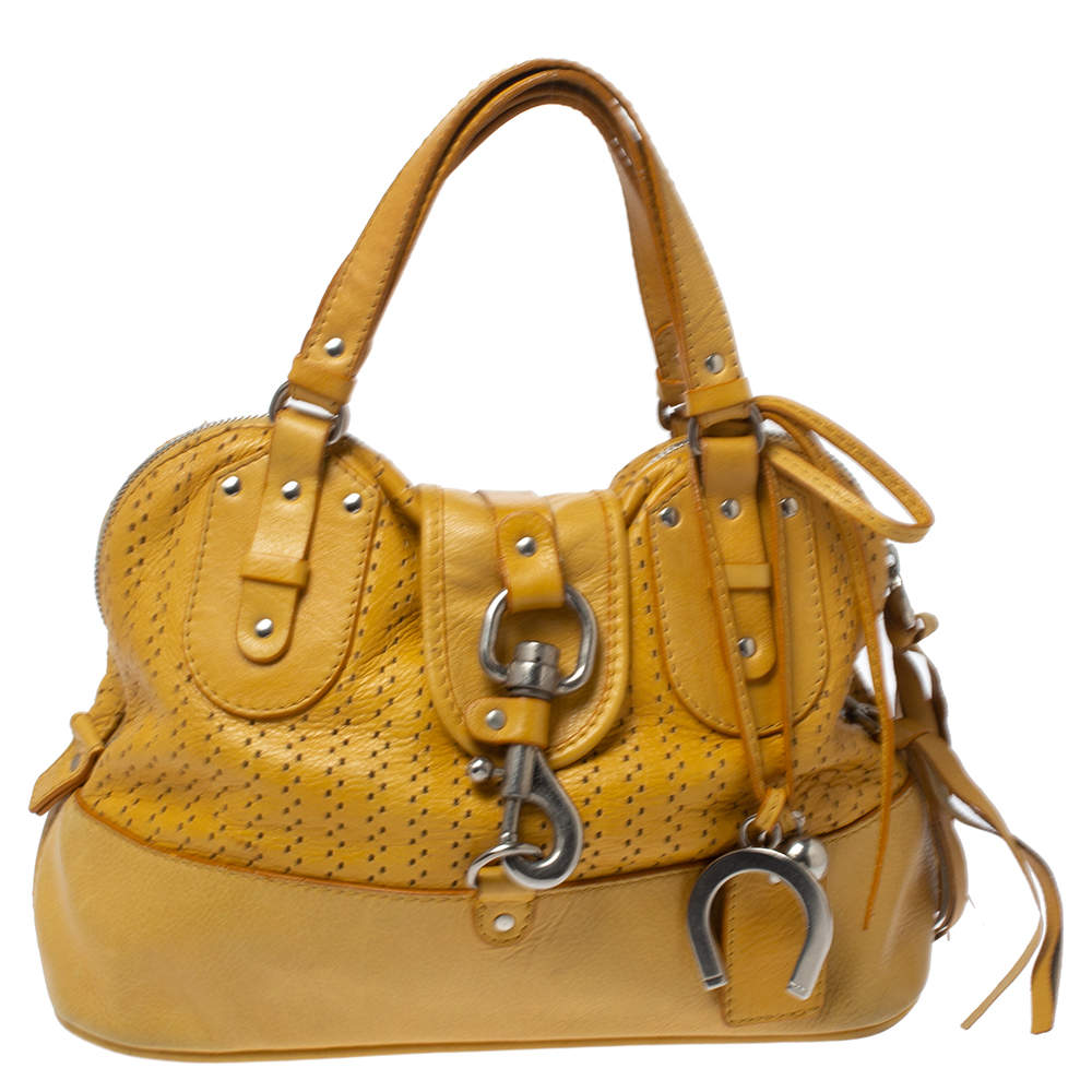 chloe yellow purse