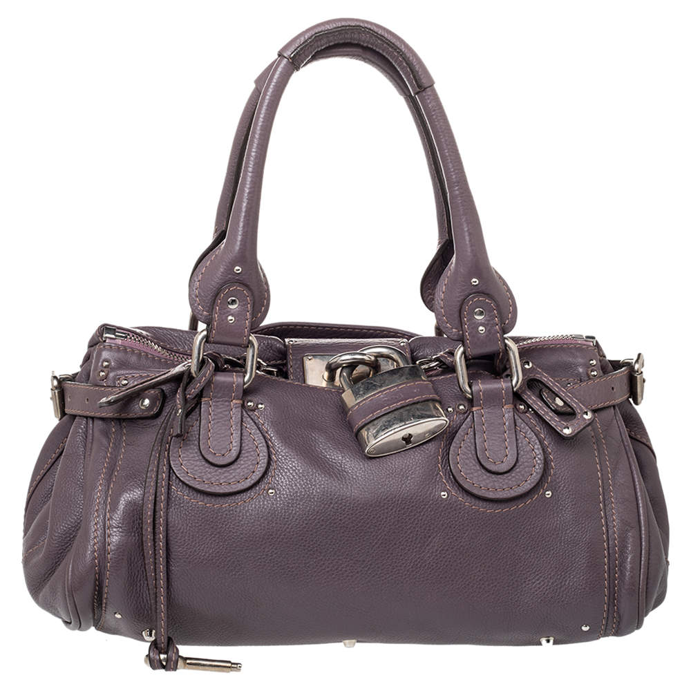 Pre Owned Chloe Brown Leather Paddington Satchel