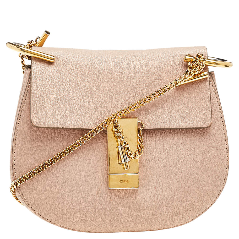 مملوكة مسبقًا Chloé Beige Leather Drew Shoulder Bag