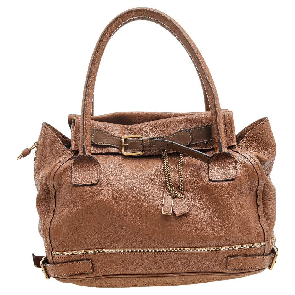 Pre Owned Chloe Brown Leather Satchel