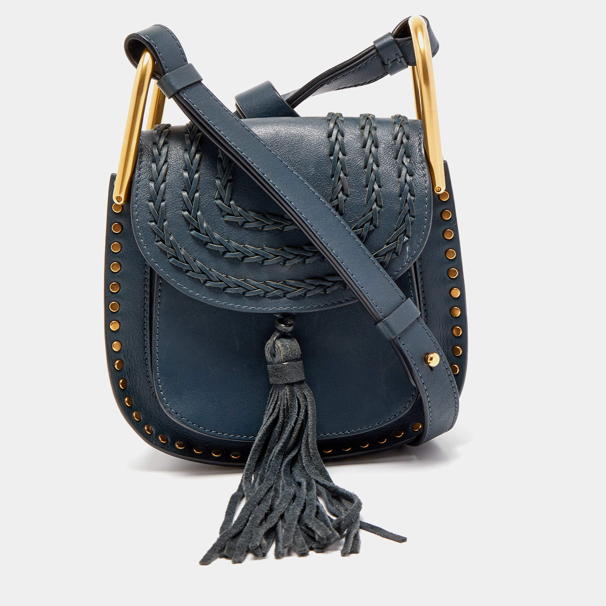 مملوكة مسبقًا حقيبة كتف كلوي ميني هودسون جلد ميستي وردي