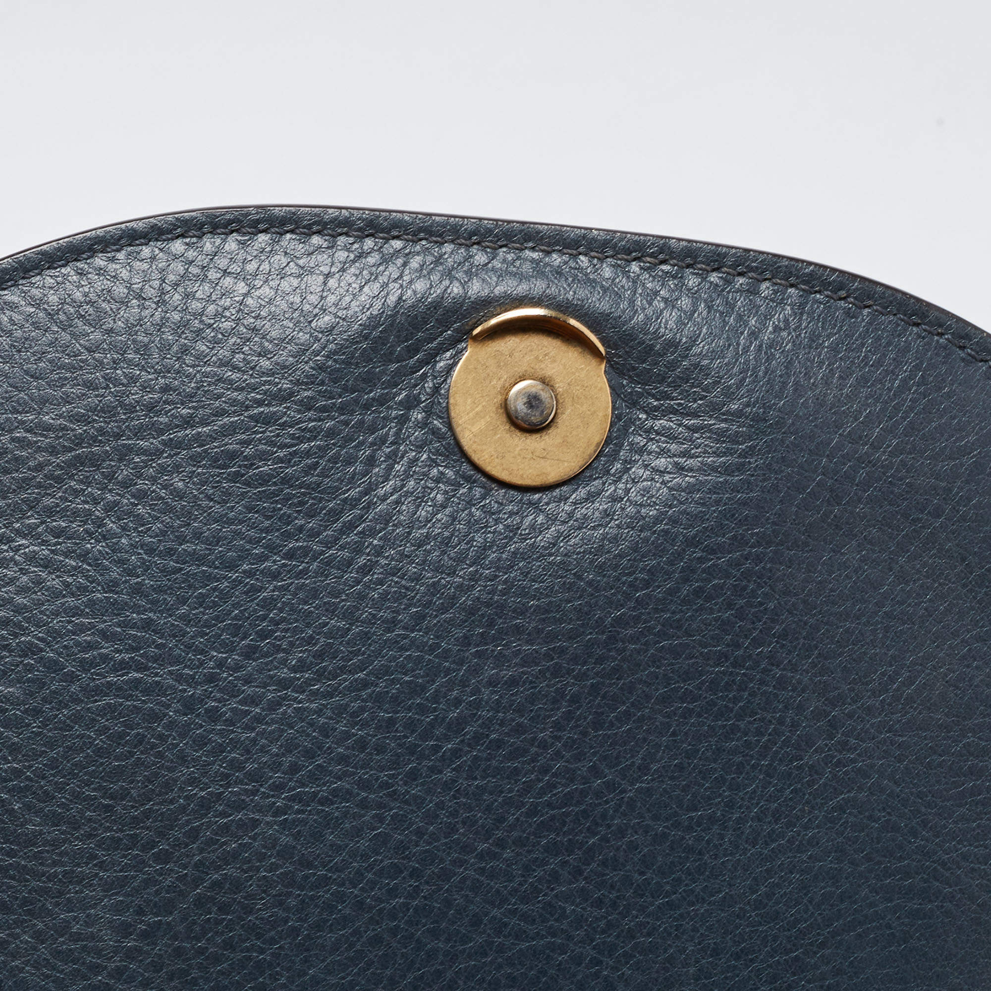 Bracelet nile leather crossbody bag Chloé Blue in Leather - 25070497