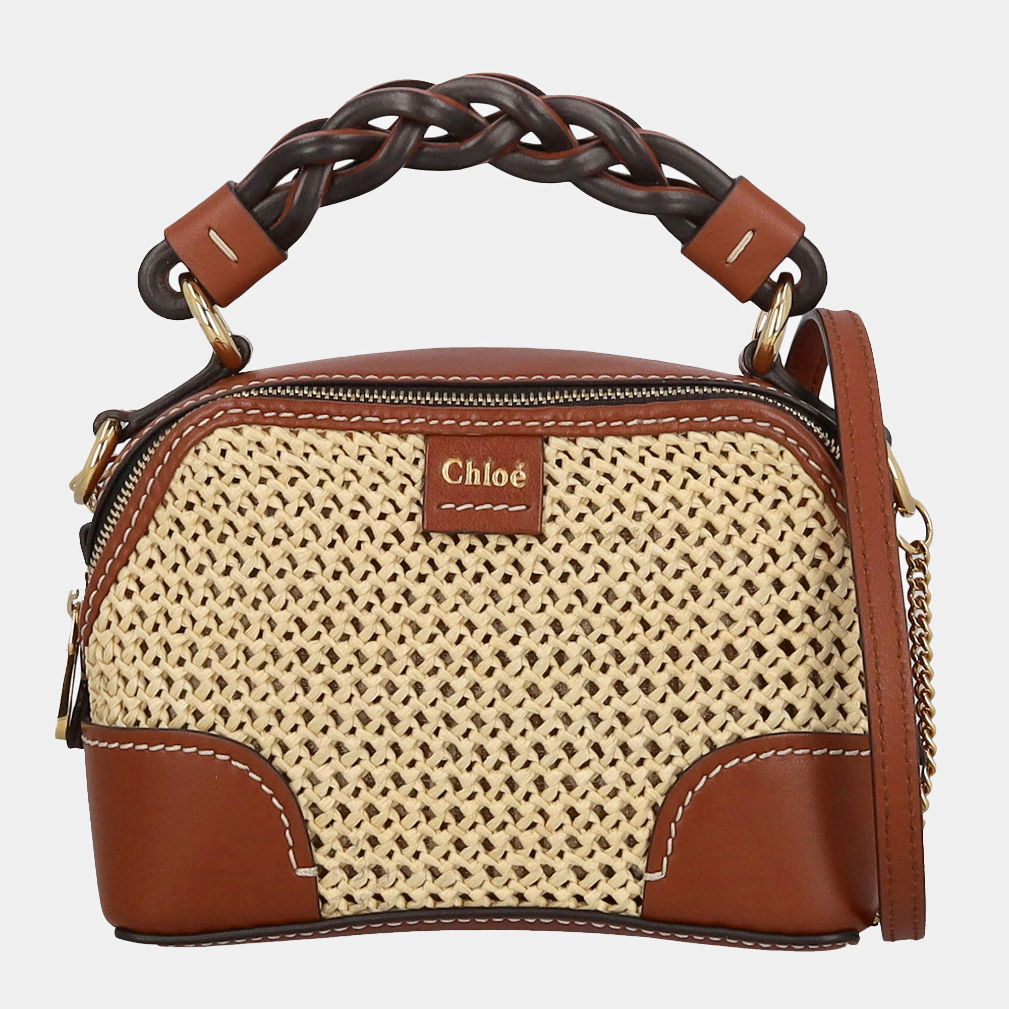 Chloé  Women's Eco-Friendly Fabric Cross Body Bag - Beige - One Size