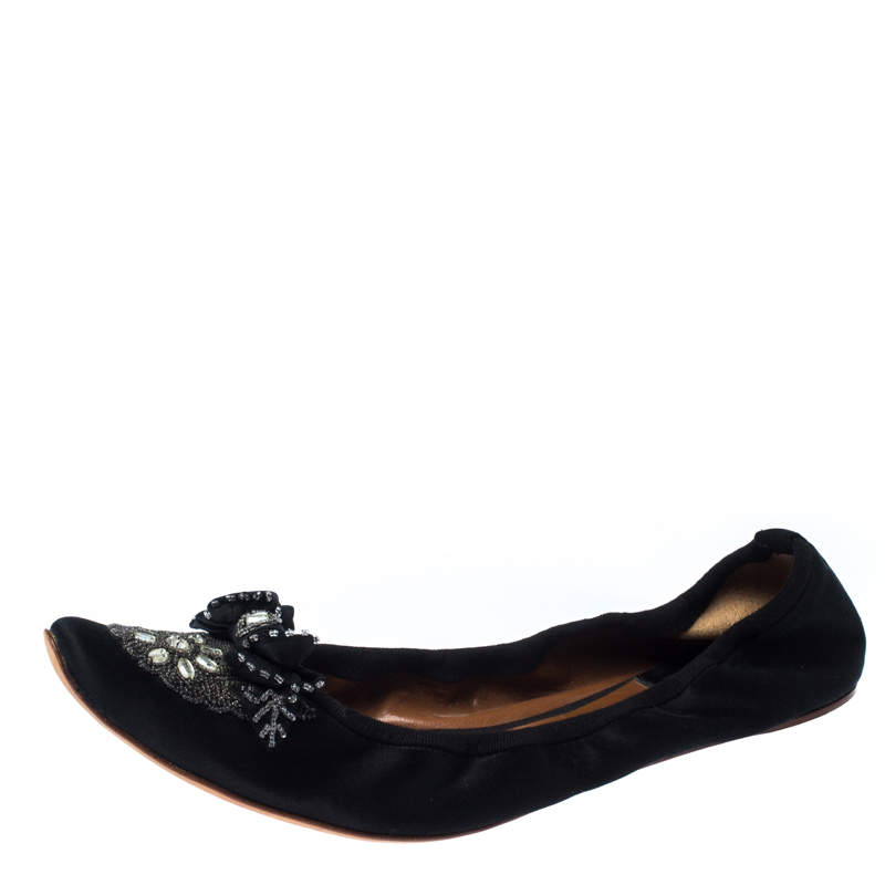 black satin flats womens shoes