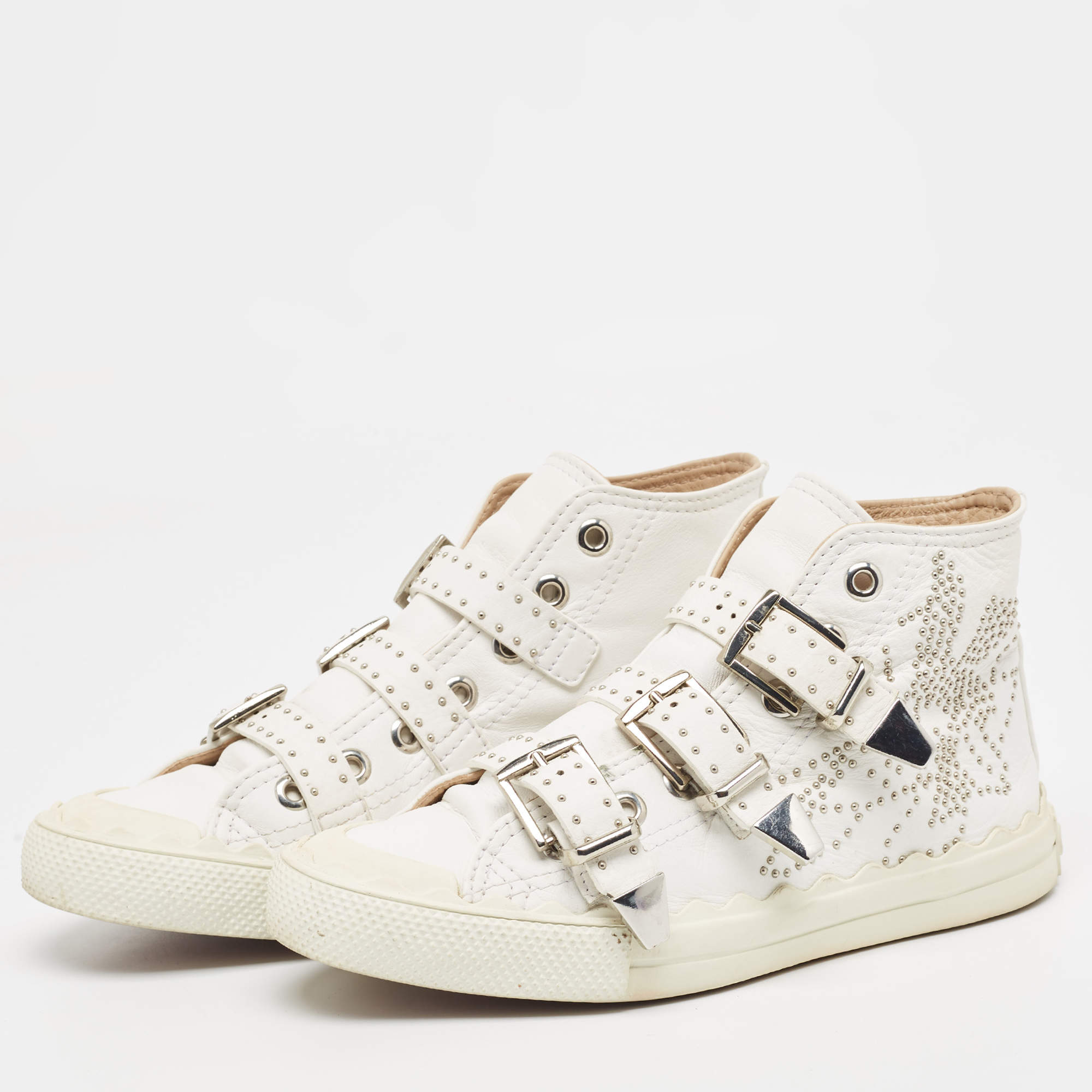 Chloe kyle hot sale studded sneakers