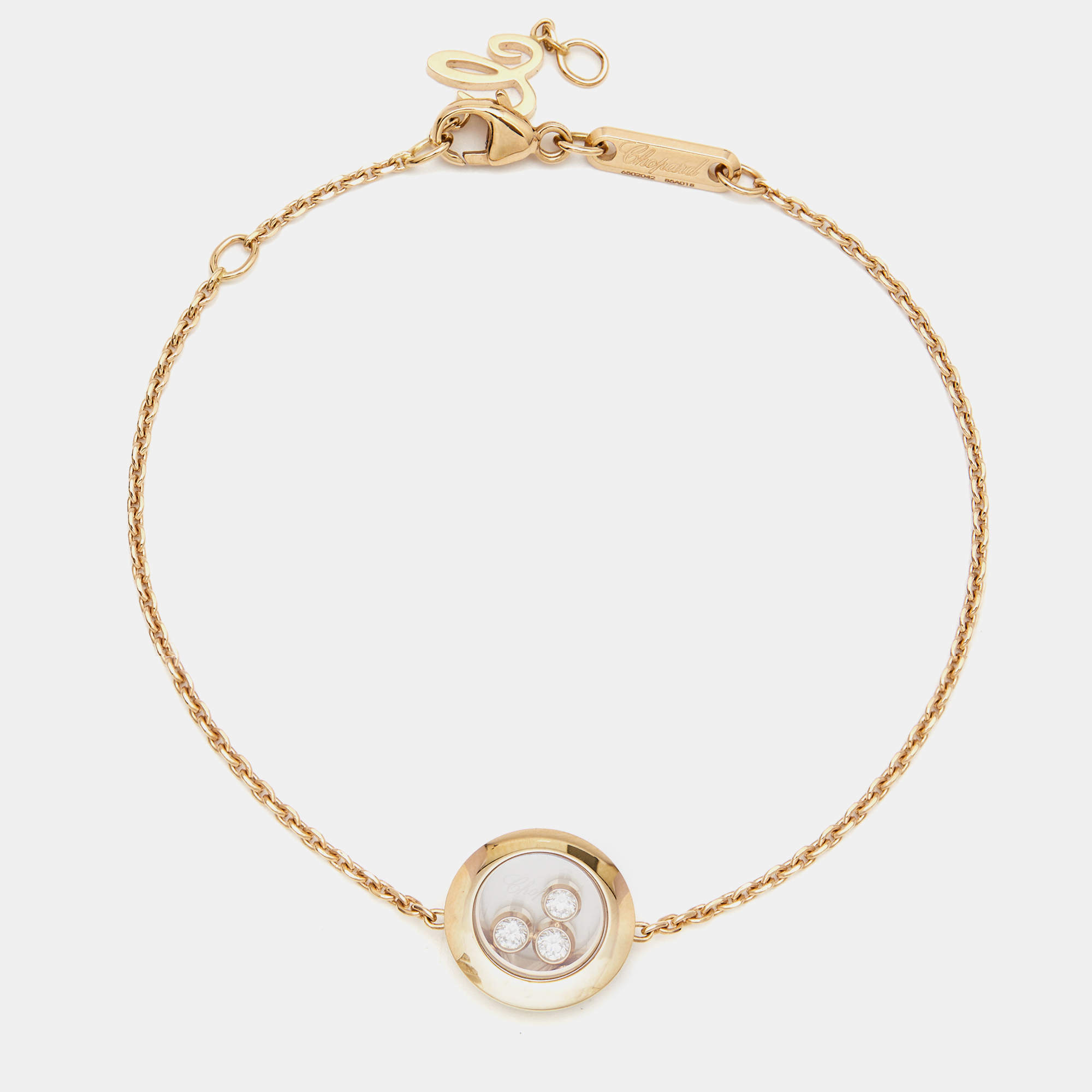 Chopard Happy Diamonds Icon 18K Rose Gold Bracelet