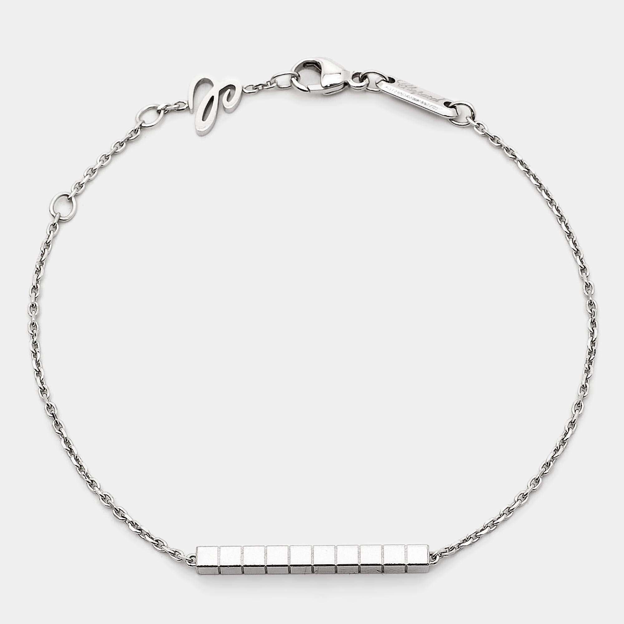 Chopard Ice Cube 18k White Gold  Bracelet