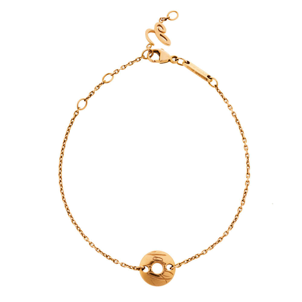 Pre Owned Chopard Chopardissimo 18K Rose Gold Bracelet