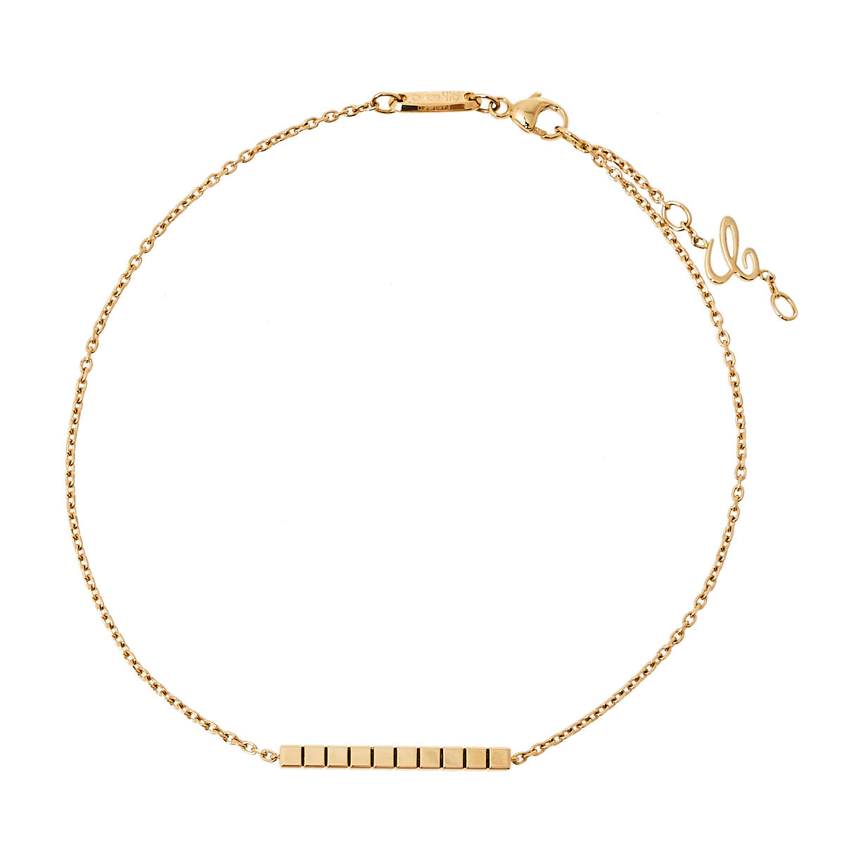 Pre Owned Chopard Ice Cube Pure 18K Yellow Gold Bracelet