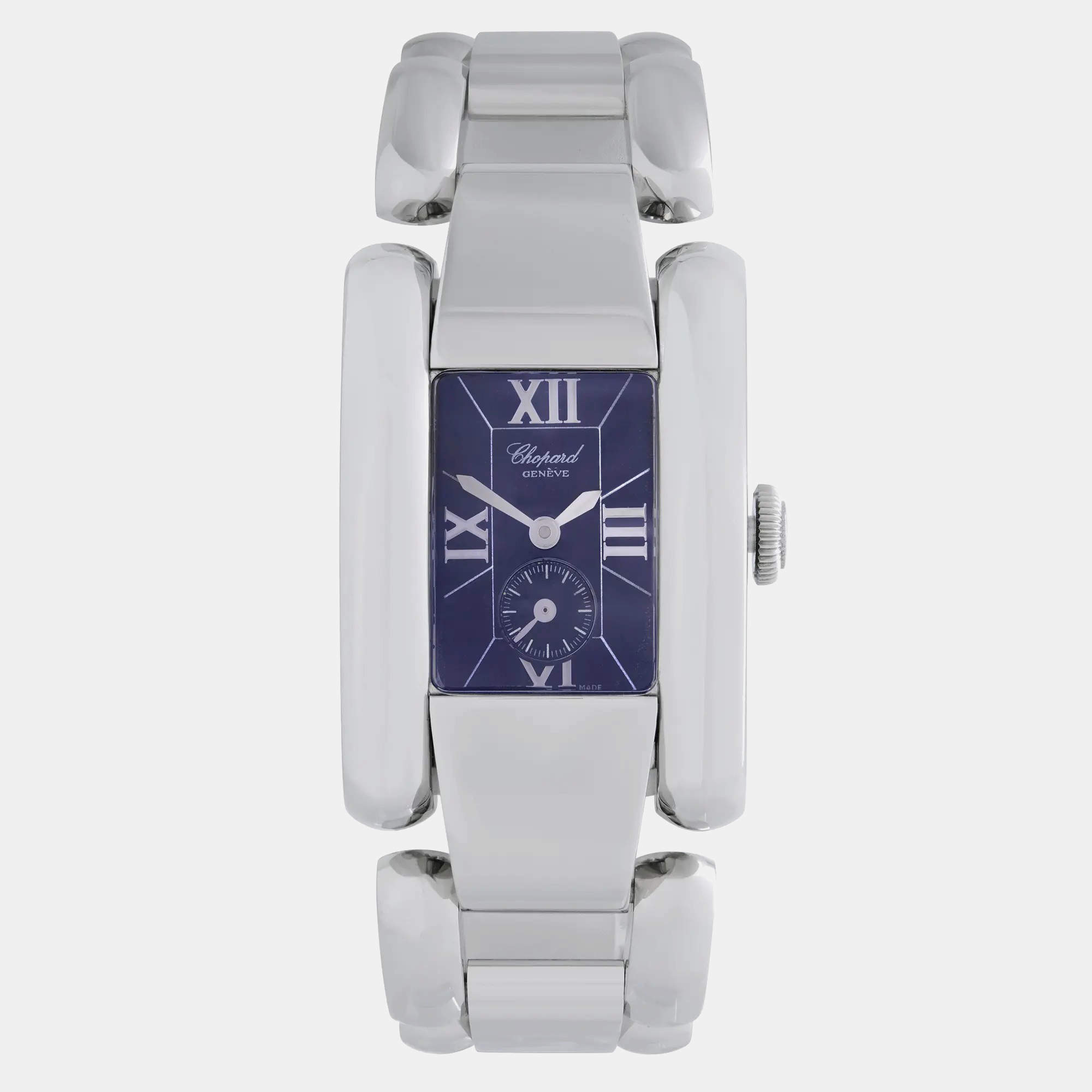 Chopard La Strada Geneve Stainless Steel Blue Dial Quartz Ladies Watch 24 mm